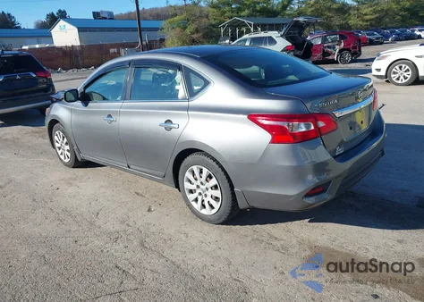 2019 Nissan Sentra S из США, поврежденный, VIN 3N1AB7AP3KY284996